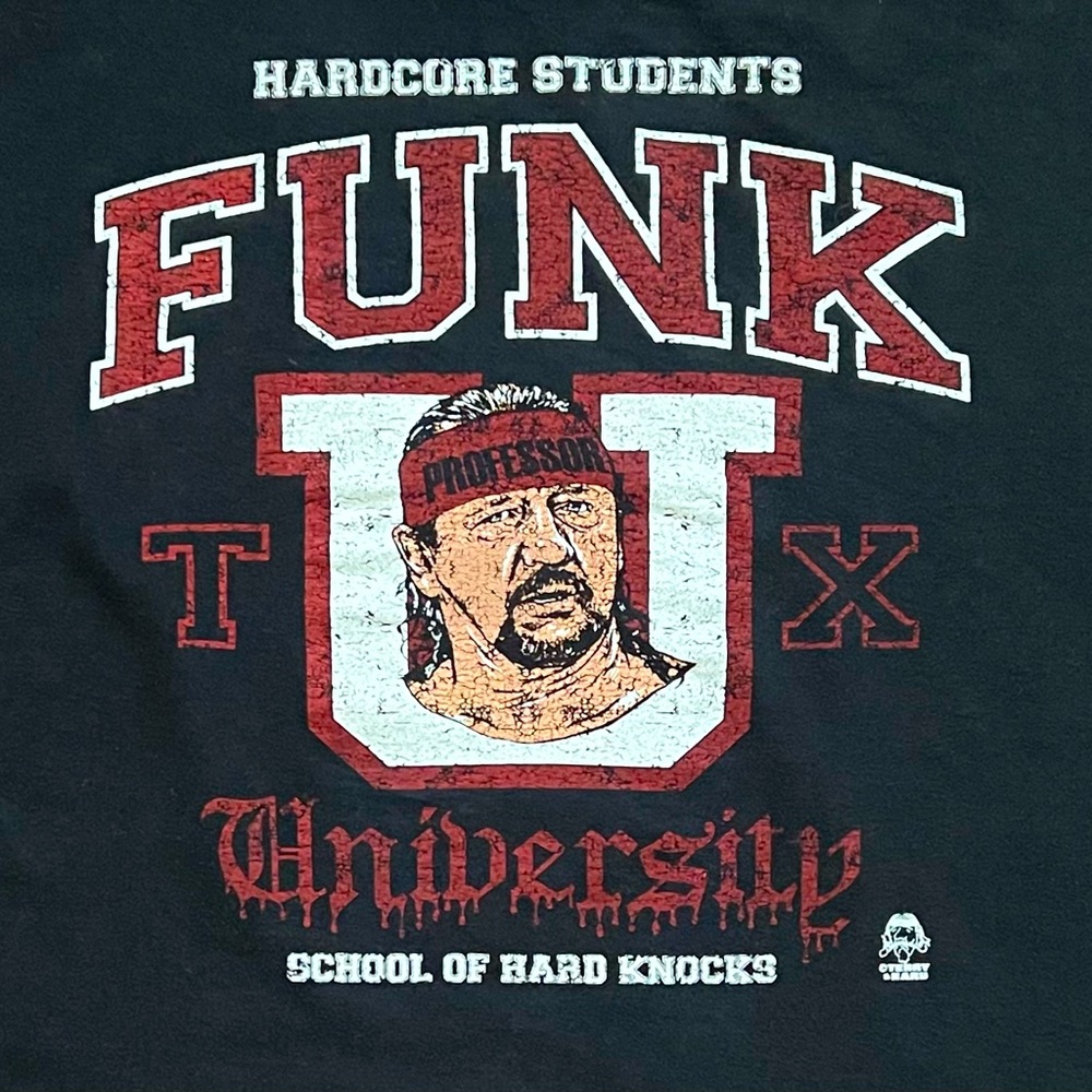 Terry Funk University Hardcore Students RIP Wrestling WWE ECW NWA WCW WWF 4Xl